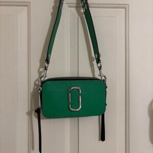 Marc jacobs snapshot green studded bag